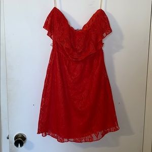 Lace short dress